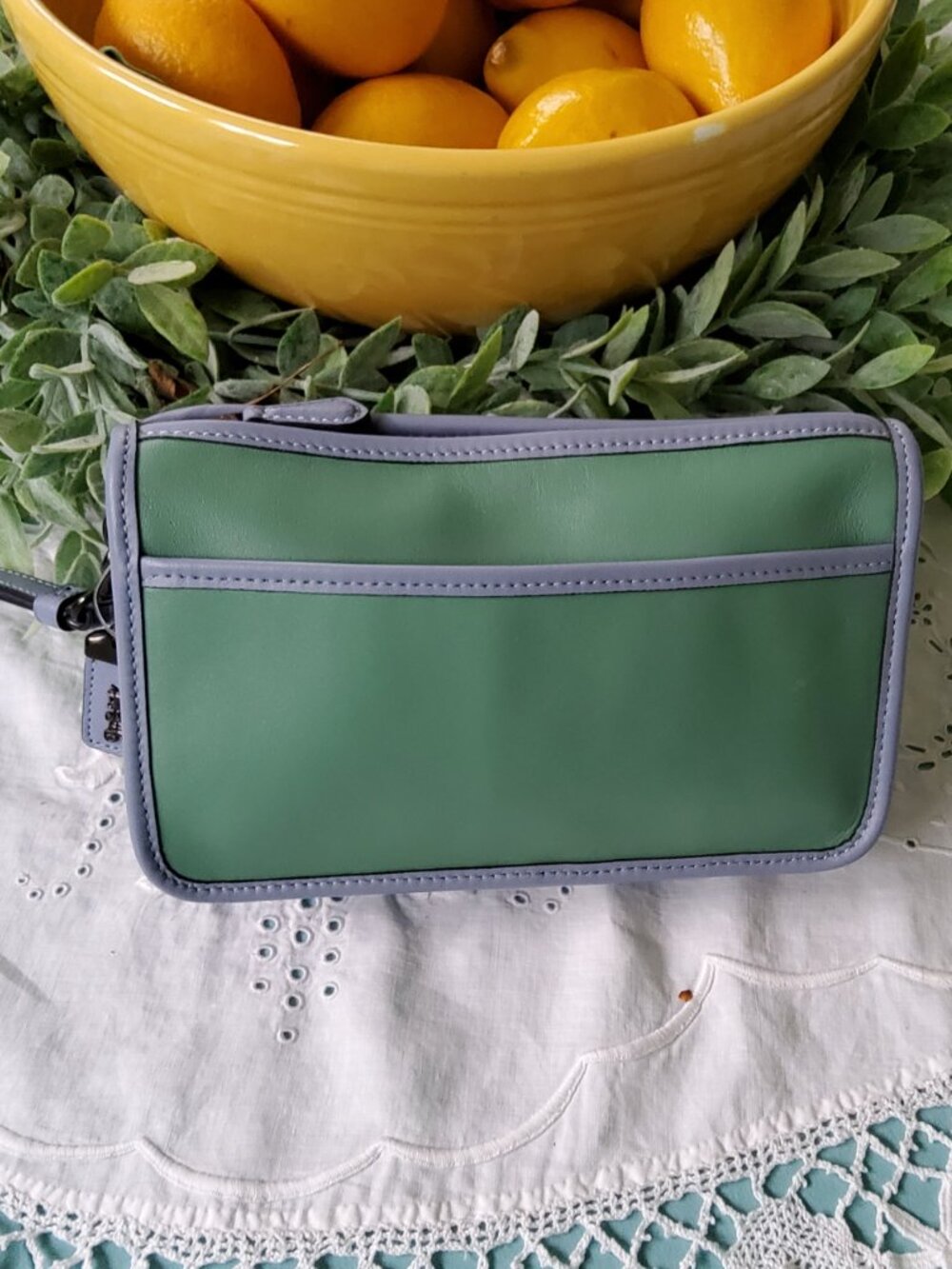 Like new Coach 1941 Britt Wristlet in Colorblock 89328